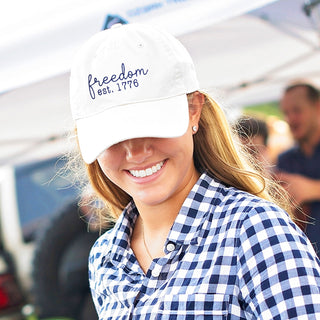 Freedom White Cap