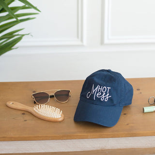 Navy Hot Mess Cap