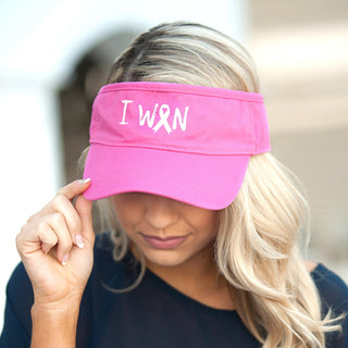 I Won Hot Pink Visor