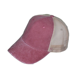 Fushia/White Trucker Cap