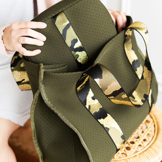 Camo Neoprene Cosmetic Bag