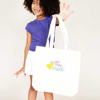 One Cute Chick Canvas Tote