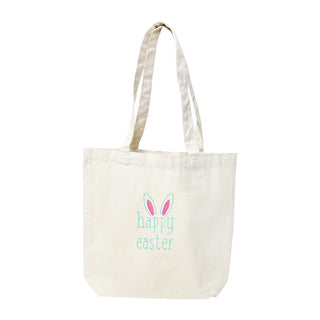 Happy Easter Canvas Tote