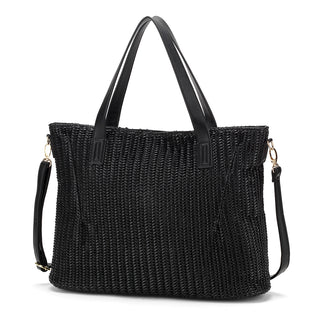 Textured Black Audrey Purse