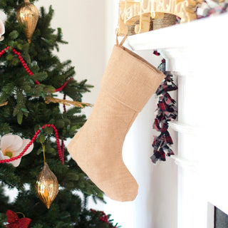 Burlap Stocking
