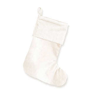 Creme Velvet Stocking