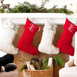 Hunter Green Knit Stocking