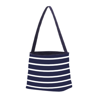 Navy Stripe Bucket