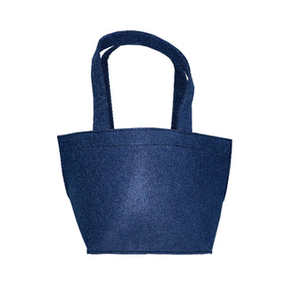 Navy Felt Bucket 
