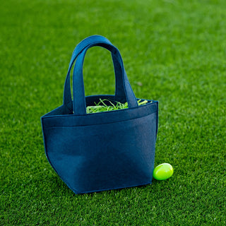 Navy Felt Bucket 