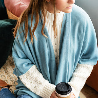 Dusty Blue Lindsey Top