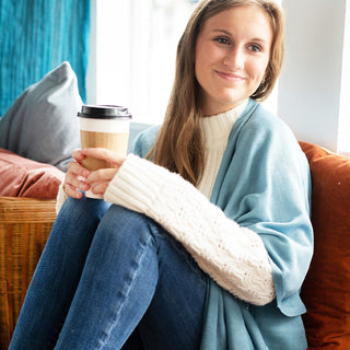 Dusty Blue Lindsey Top