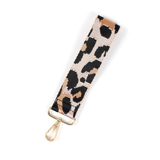 Rose Gold Leopard Wristlet Strap