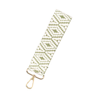 Sage Diamond Wristlet Strap