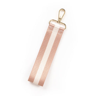 Tan Stripe Wristlet Strap