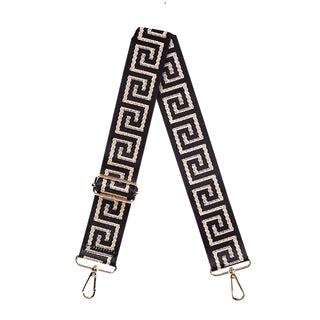 Gold Greek Key Crossbody Strap