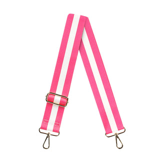 Hot Pink Stripe Crossbody Strap