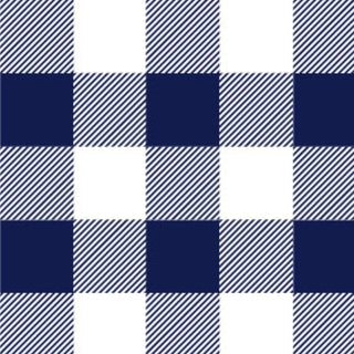 Navy Check Bucket