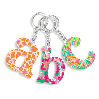 Single Initial Keychain 