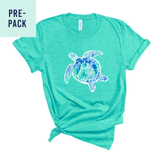 Heather Mint Turtle T-Shirt Pre-Pack