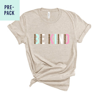 Heather Natural Be Kind T-Shirt Pre-Pack