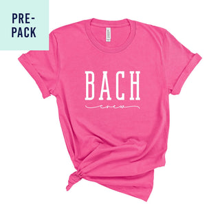 Hot Pink Bach Crew T-Shirt Pre-Pack
