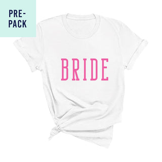 White Bride T-Shirt Pre-Pack