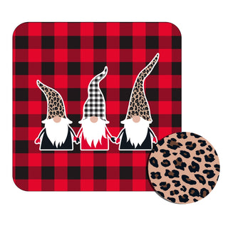 Red Buffalo Check Gnome Desk Set
