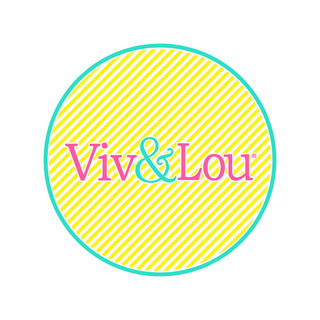 V&L Stickers, Packs of 50 Viv&Lou Stickers, 3" diameter, Viv and Lou Marketing and Resources