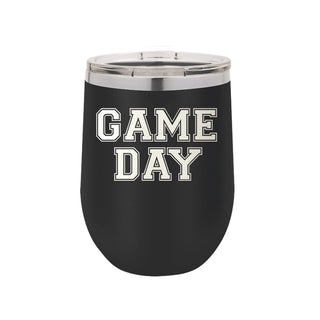 Game Day Black 12oz Insulated Tumbler