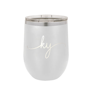Rep Your State White 12oz Insulated Tumbler - Kentucky