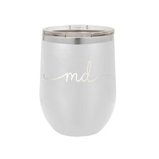 Rep Your State White 12oz Insulated Tumbler - Maryland