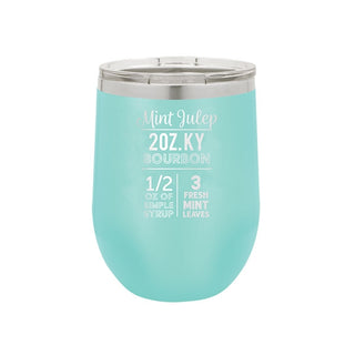 Mint Julep Teal 12oz Insulated Tumbler