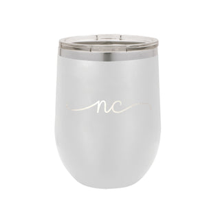 Rep Your State White 12oz Insulated Tumbler - North Carolina
