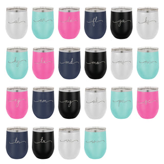 Rep Your State 12oz. Insulated Tumbler