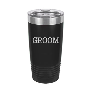 Groom Black 20oz Insulated Tumbler 