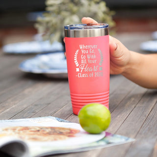 Wherever You Go 2020 Coral 20oz Insulated Tumbler