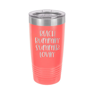  Beach Bummin Coral 20oz Insulated Tumbler