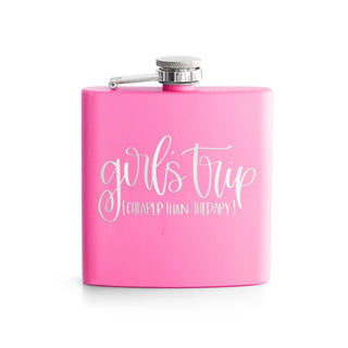 Girls Trip Pink 6oz Insulated Flask