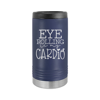 Cardio Navy Slim Can Beverage Holder