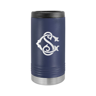 Personalized Chic Monogram Slim Can Beverage Holder