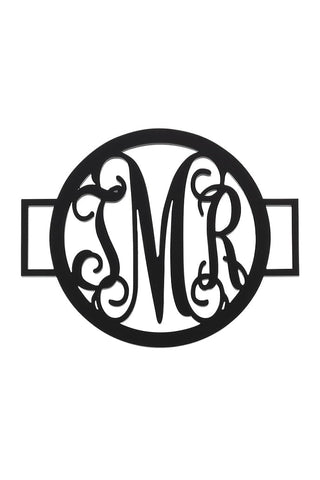 Script Monogram Medallion