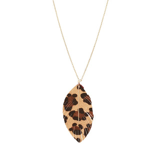 Leopard Heather Necklace 