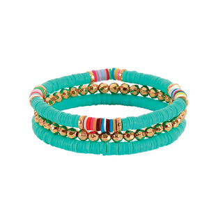 Mint Bracelet Stack