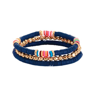 Navy  Bracelet Stack