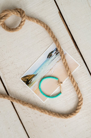 Mint Cross Bracelet 