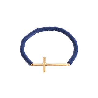 Navy Cross Bracelet
