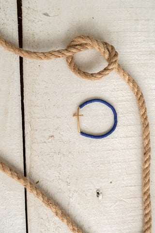 Navy Cross Bracelet