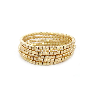 Gold Chloe Bracelet Stack