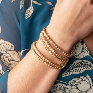 Gold Chloe Bracelet Stack